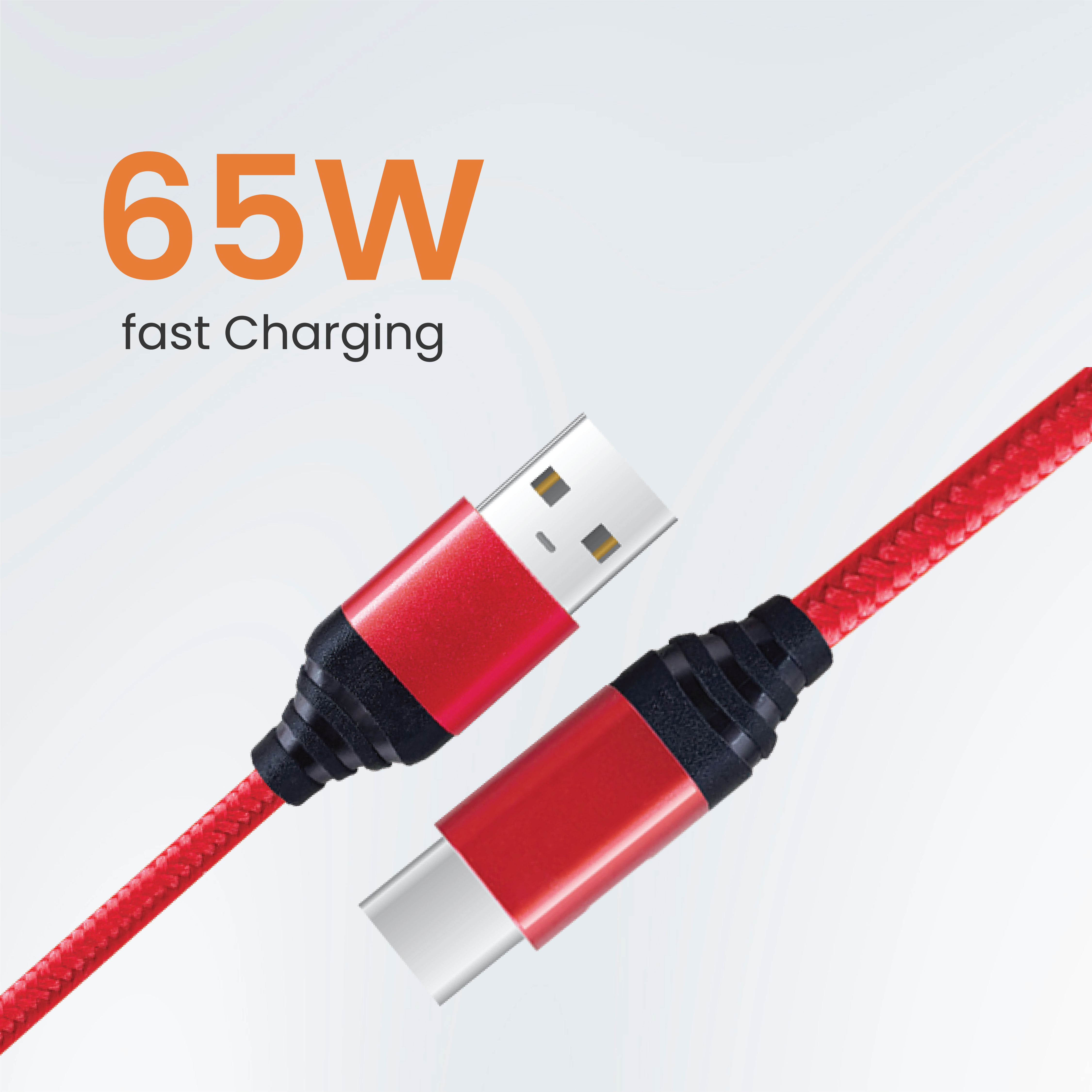 JC SSPEEDY GO 65W Braided USB → Type-C Cable